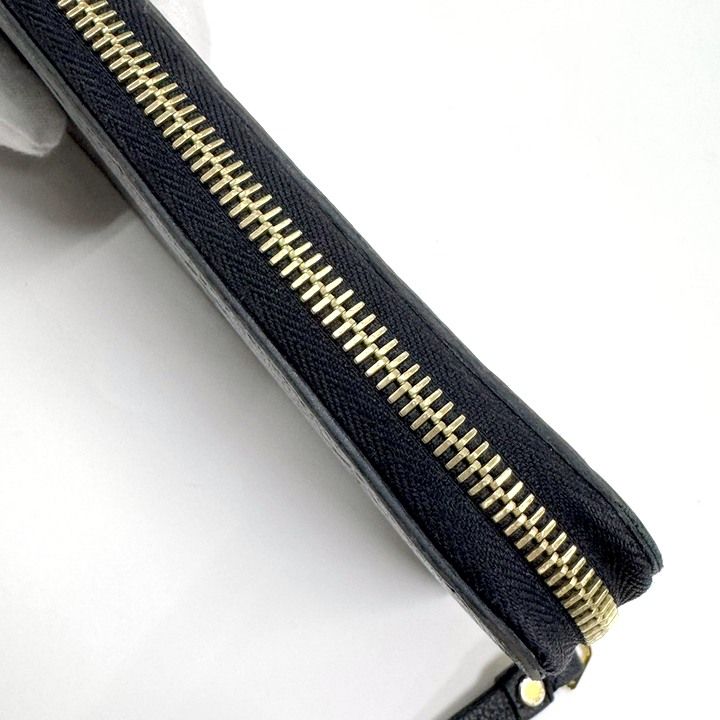 Louis Vuitton Zippy Wallet Monogram Empreinte Noir Black — view 6