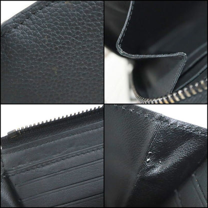 Louis Vuitton Aerogram Zippy Wallet Leather Black — view 9