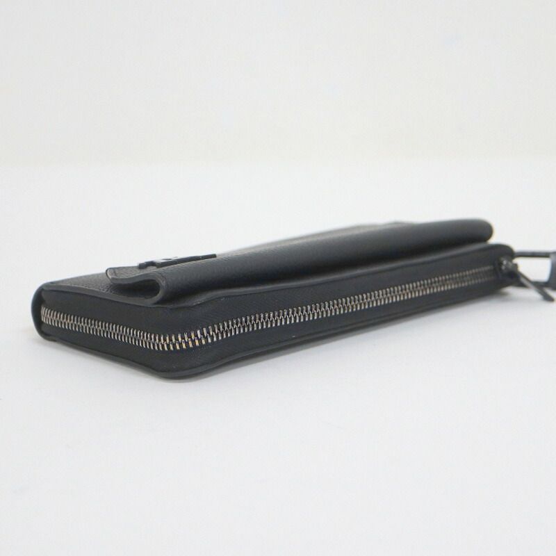 Louis Vuitton Aerogram Zippy Wallet Leather Black — view 3
