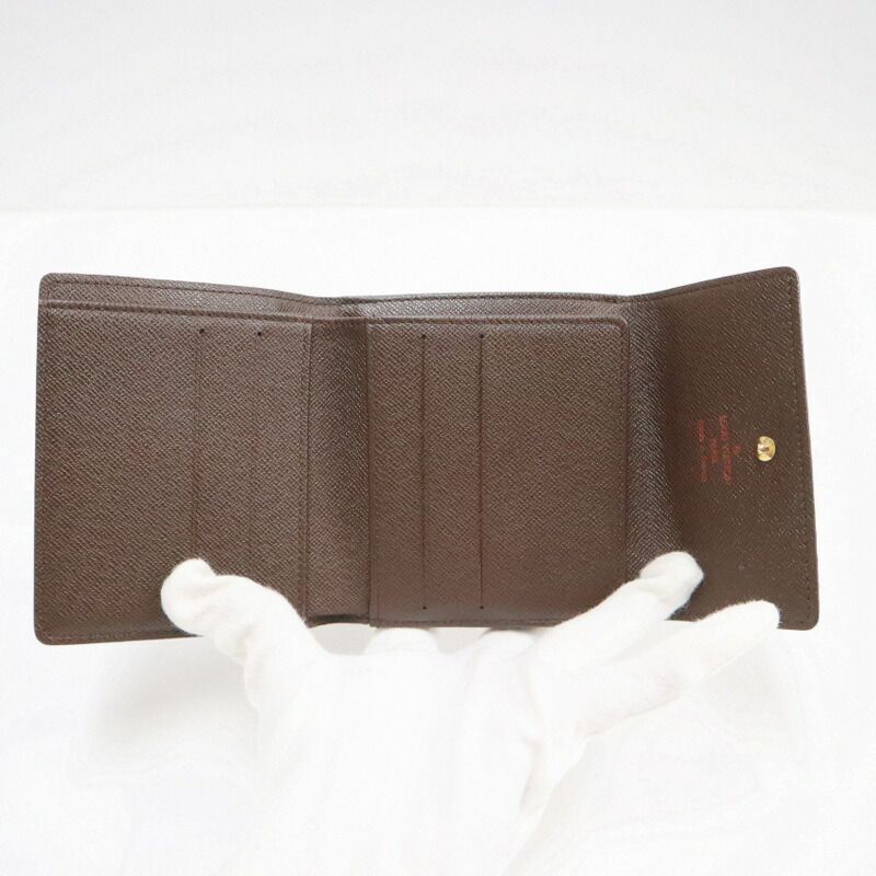 Louis Vuitton Porte Monnaie Billets Cult Cles Bifold Wallet Damier Ebene — view 5