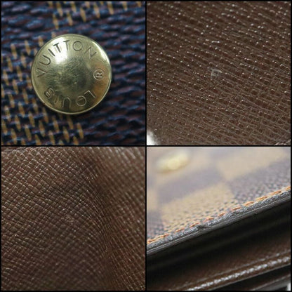 Louis Vuitton Porte Monnaie Billets Cult Cles Bifold Wallet Damier Ebene — view 8