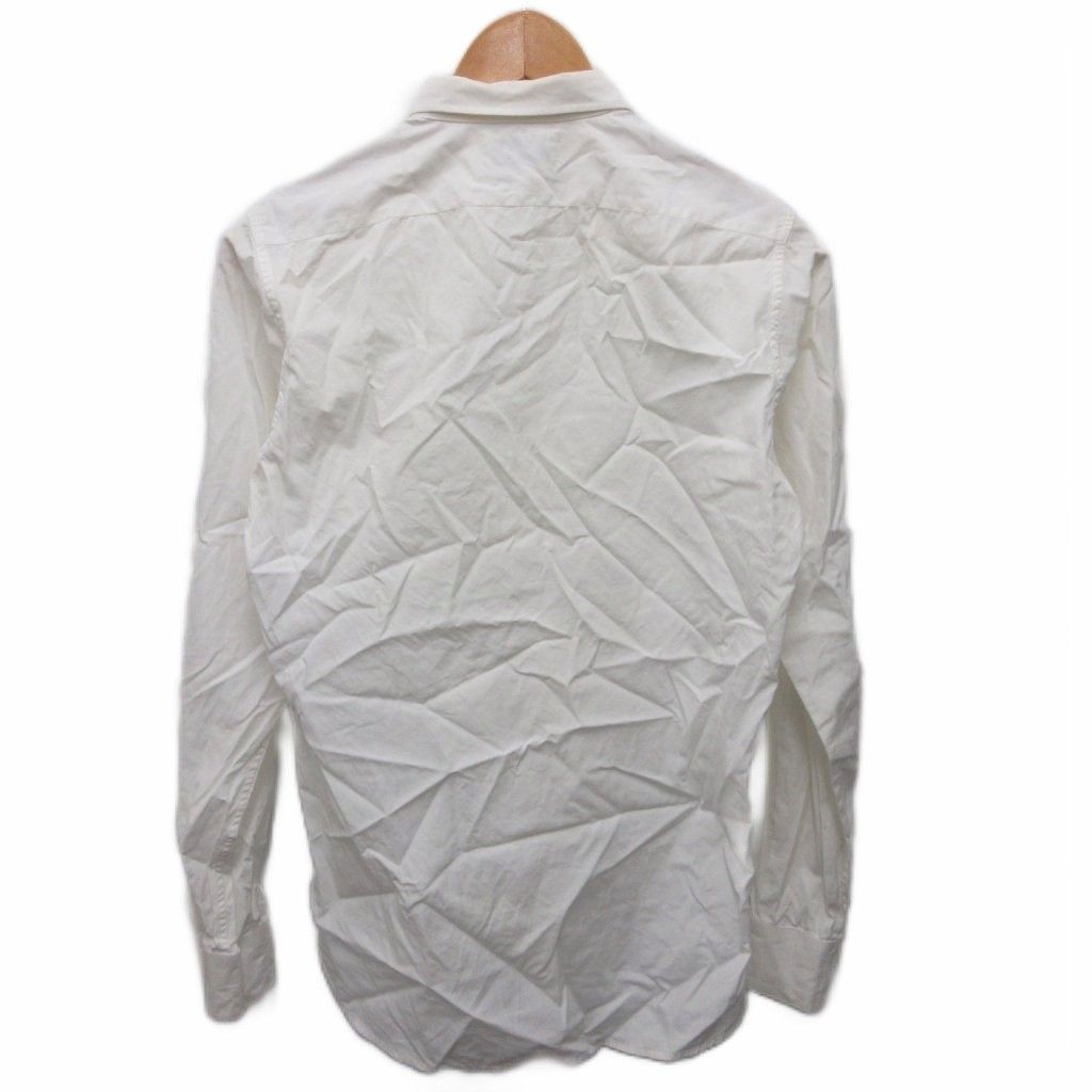 Saint Laurent Paris Broad Shirt Classic Long Sleeve 37 White — view 2