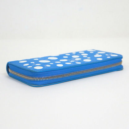 Louis Vuitton Zippy Wallet Infinity Dot Monogram Empreinte Blue Cles — view 3