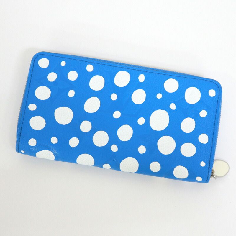 Louis Vuitton Zippy Wallet Infinity Dot Monogram Empreinte Blue Cles — view 2