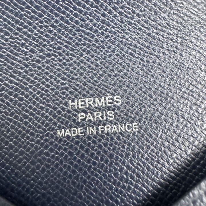 Hermes Calvi Coin Case Vo Madame Nuit — view 6
