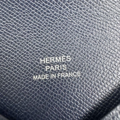Hermes Calvi Coin Case Vo Madame Nuit — view 6