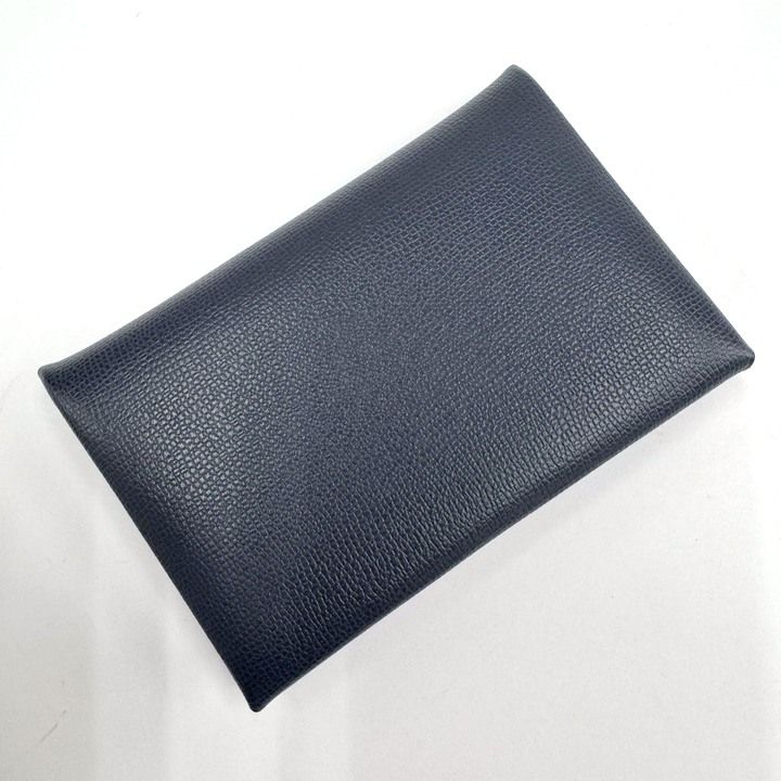 Hermes Calvi Coin Case Vo Madame Nuit — view 2