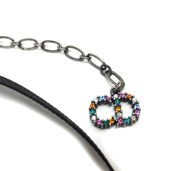 Dior Star Choker Antique Metal Black Multicolor D Porte Bonheur — view 3