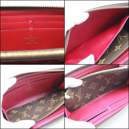 Louis Vuitton Portefeuille Clemence Wallet Monogram Fuchsia — view 8