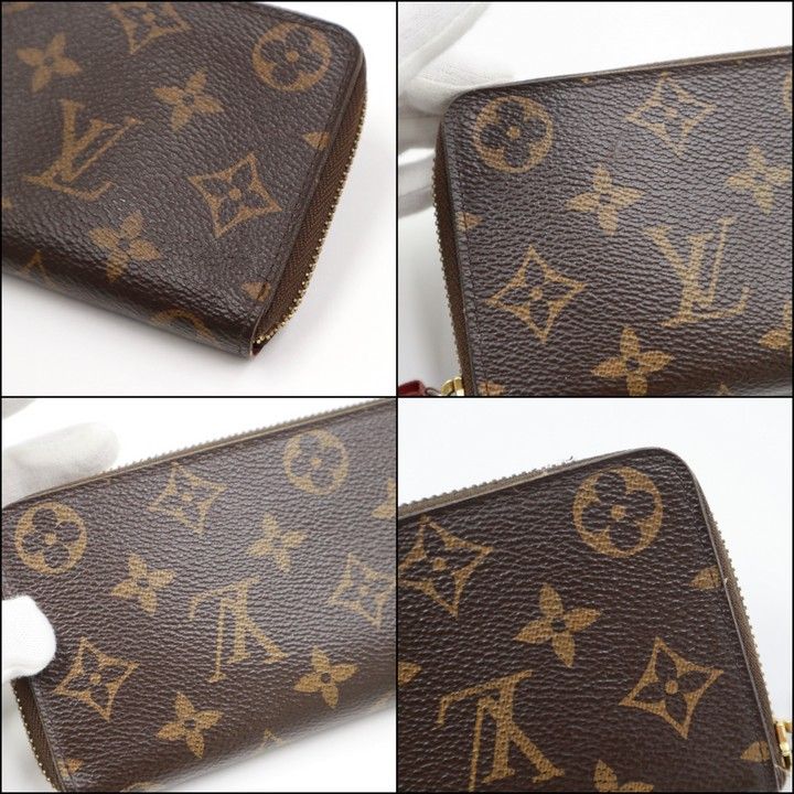 Louis Vuitton Portefeuille Clemence Wallet Monogram Fuchsia — view 4