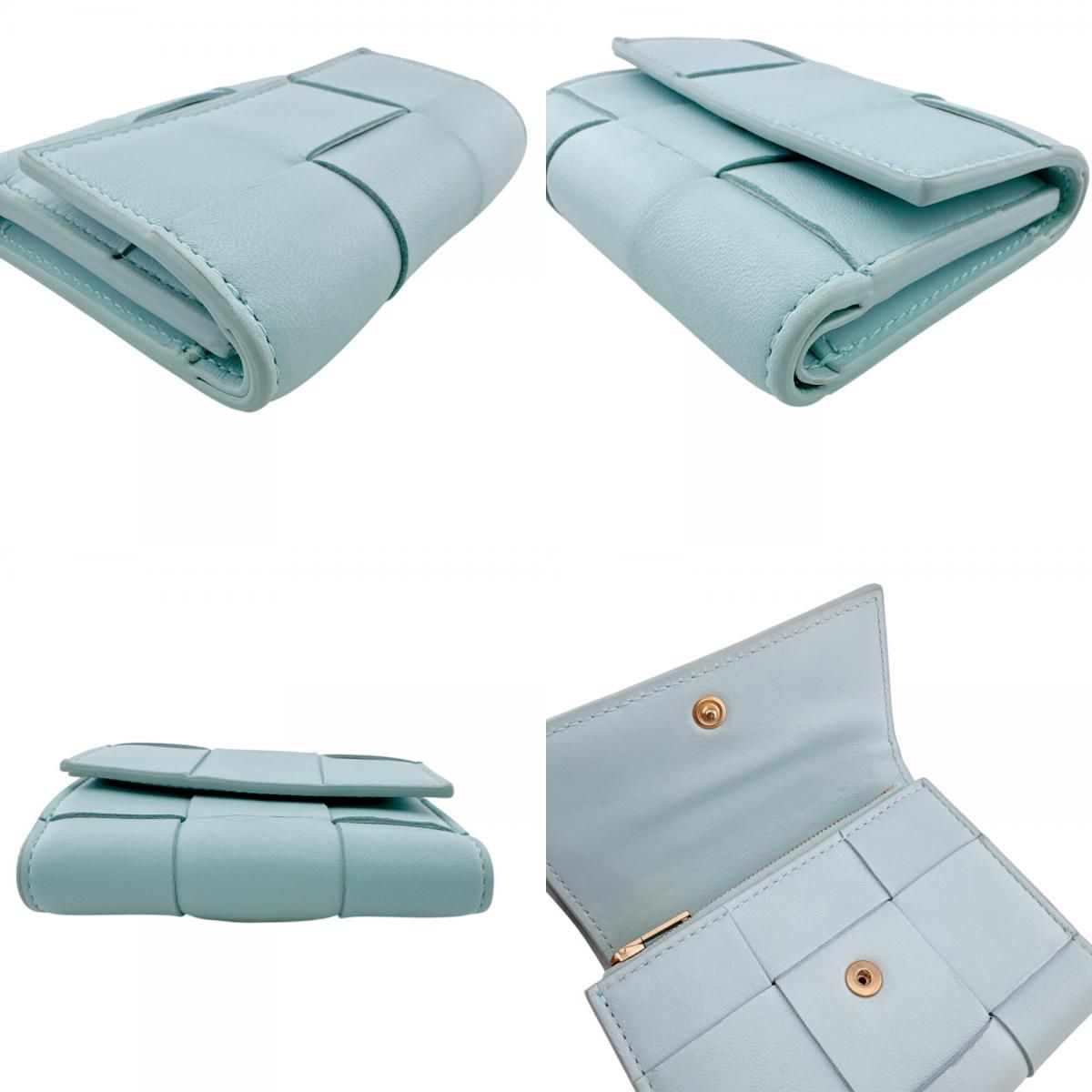 Bottega Veneta Compact Wallet Cassette Trifold — view 6