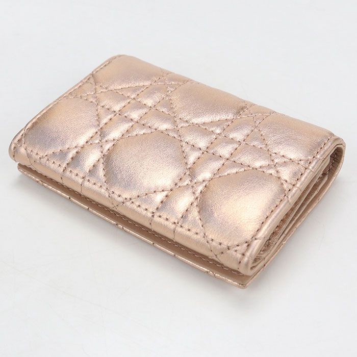 Dior Glycine Wallet Caro Bifold Lambskin — view 2