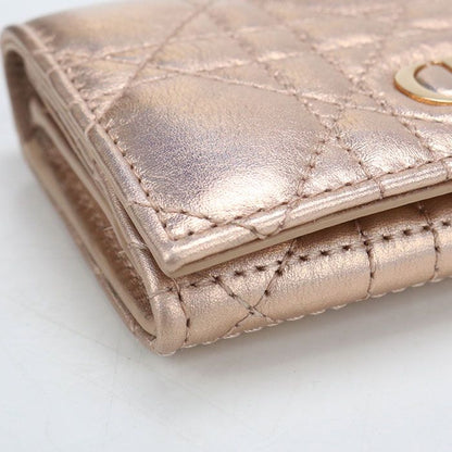 Dior Glycine Wallet Caro Bifold Lambskin — view 6