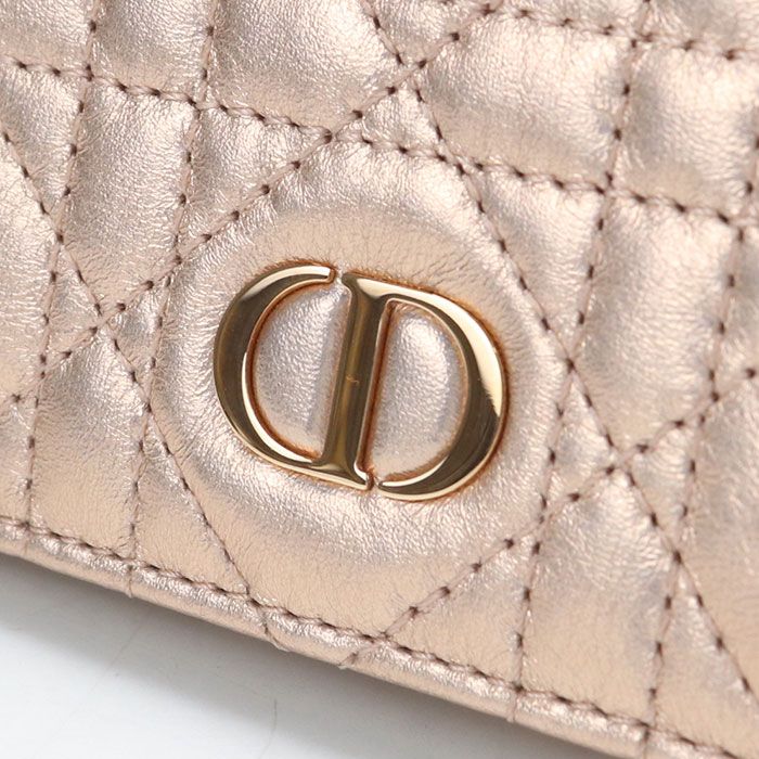 Dior Glycine Wallet Caro Bifold Lambskin — view 5