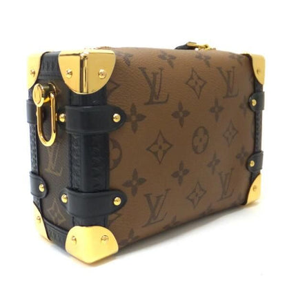 Louis Vuitton Side Trunk PM Shoulder Bag Monogram Reverse Brown — view 3