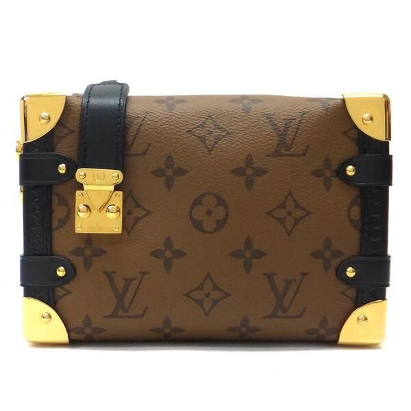 Louis Vuitton Side Trunk PM Shoulder Bag Monogram Reverse Brown — view 2