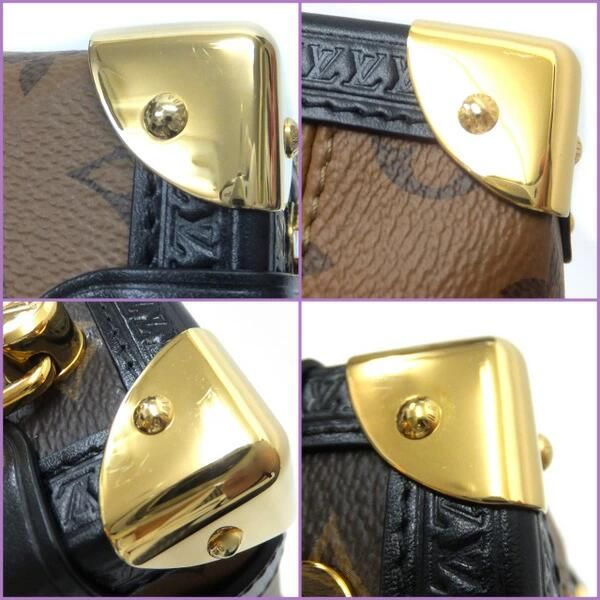 Louis Vuitton Side Trunk PM Shoulder Bag Monogram Reverse Brown — view 6