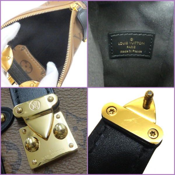 Louis Vuitton Side Trunk PM Shoulder Bag Monogram Reverse Brown — view 5