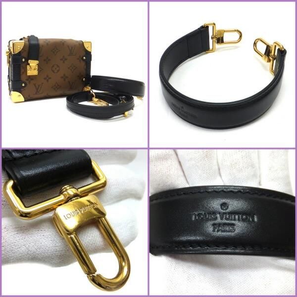 Louis Vuitton Side Trunk PM Shoulder Bag Monogram Reverse Brown — view 8