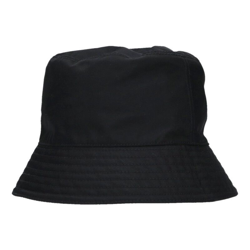 Prada Re-Nylon Triangle Plaid Nylon Bucket Hat — view 2