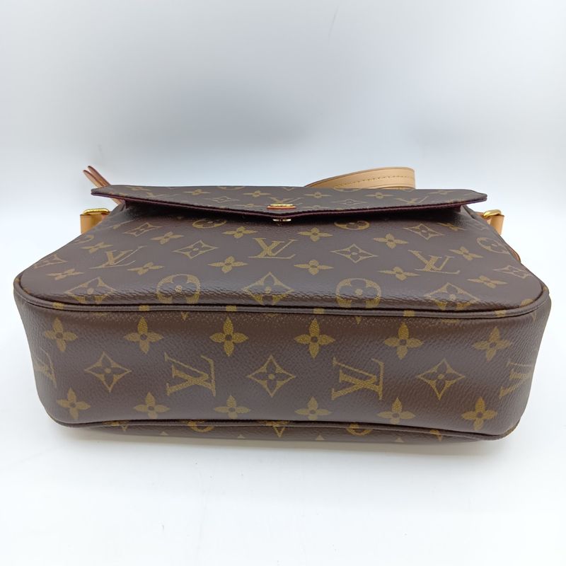 Louis Vuitton Monogram Mabillon Shoulder Bag Brown