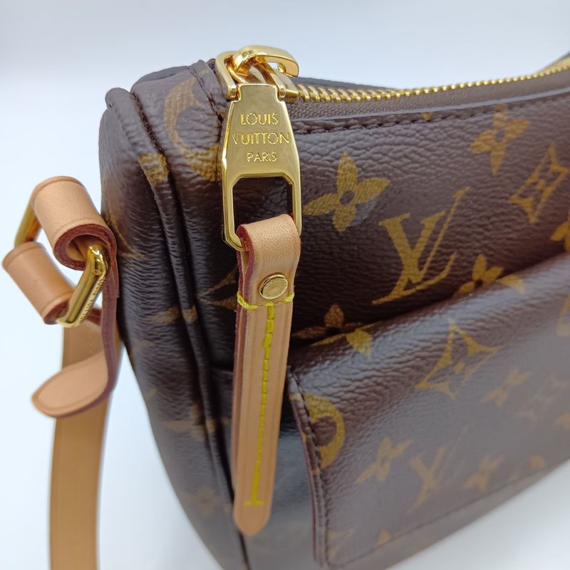 Louis Vuitton Monogram Mabillon Shoulder Bag Brown