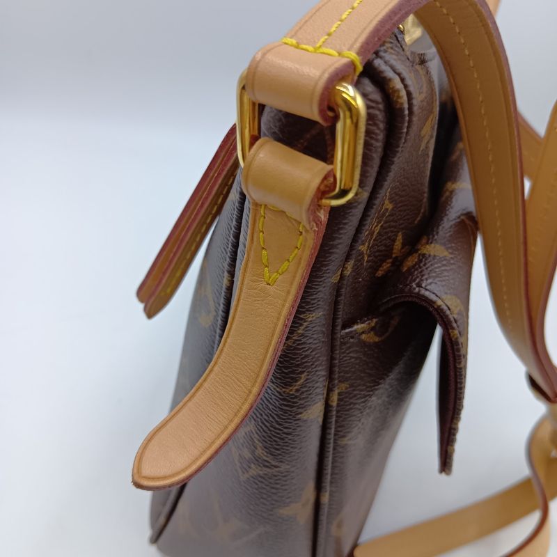 Louis Vuitton Monogram Mabillon Shoulder Bag Brown