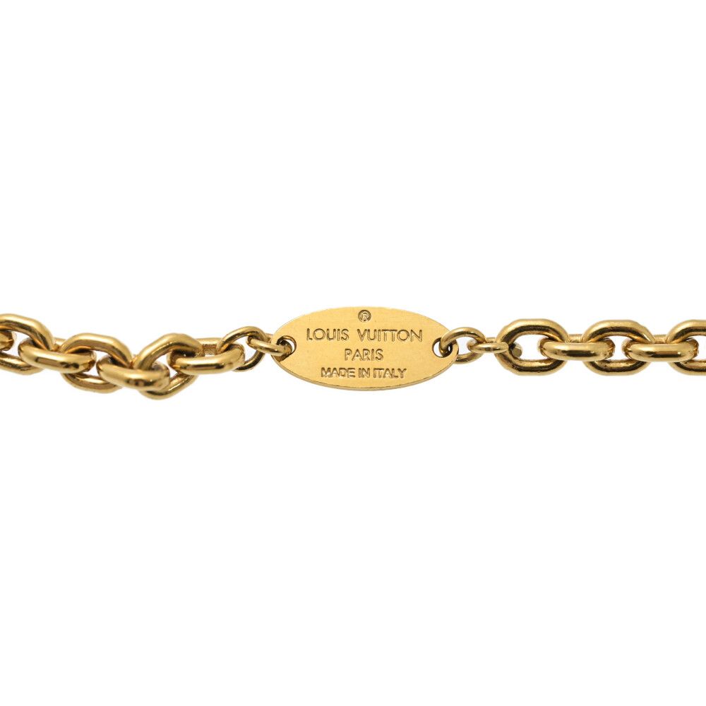 Louis Vuitton Collier Gold Necklace Pendant Alloy X — view 3