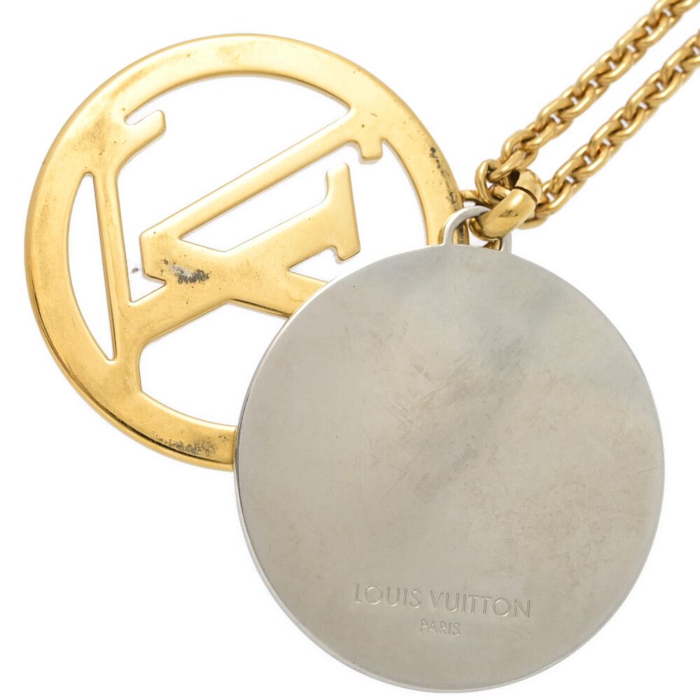 Louis Vuitton Collier Gold Necklace Pendant Alloy X — view 2
