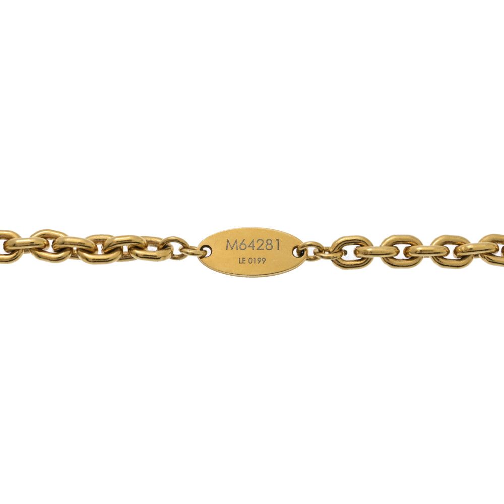 Louis Vuitton Collier Gold Necklace Pendant Alloy X — view 4