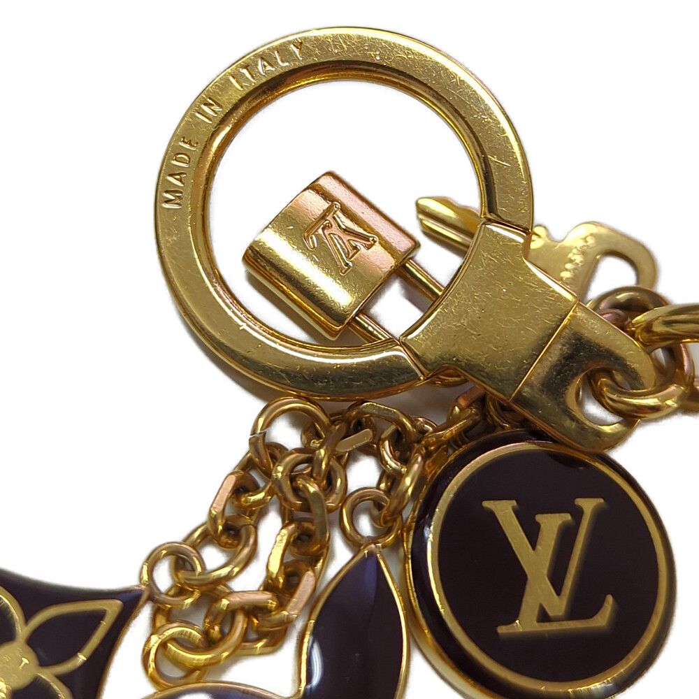 Louis Vuitton Monogram Porte Cles Pampillion Ring Key Holder Bag Charm — view 5
