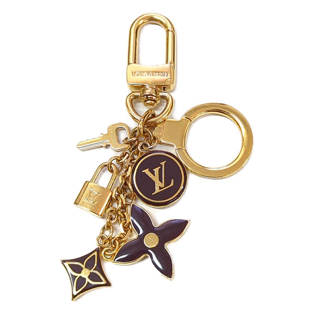 Louis Vuitton Monogram Porte Cles Pampillion Ring Key Holder Bag Charm — view 2