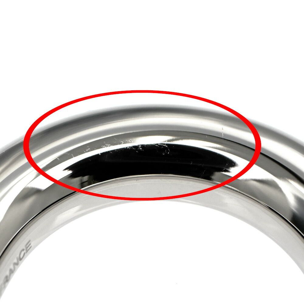 Hermes Scarf Ring Chaine D'ancre Permanent Brass Palladium Silver — view 7
