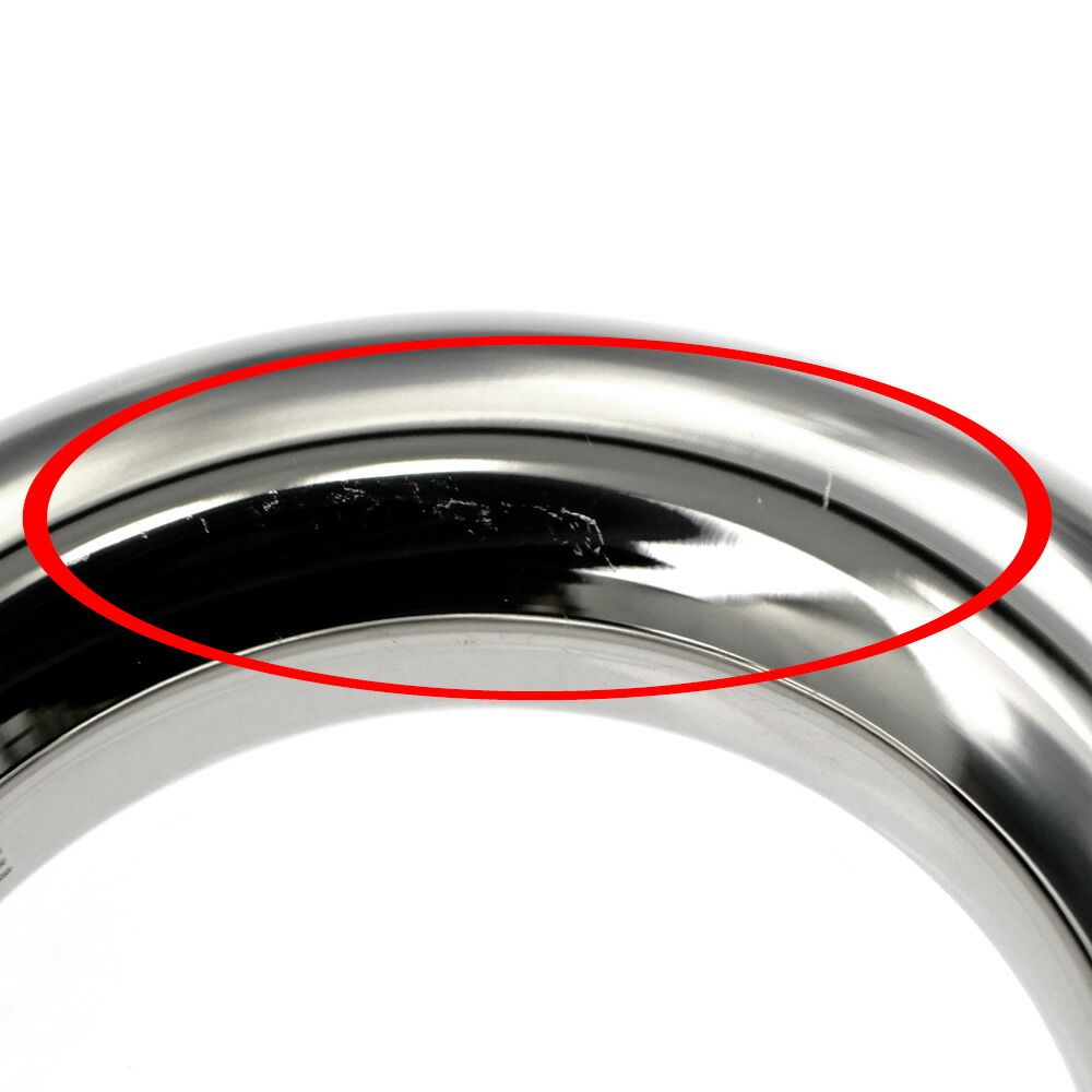 Hermes Scarf Ring Chaine D'ancre Permanent Brass Palladium Silver — view 9