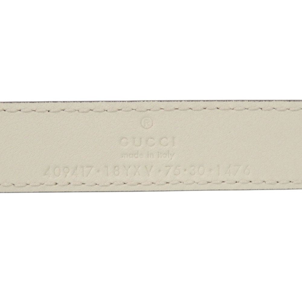 Gucci Double Leather 75 30 White — view 6