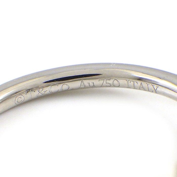 Tiffany & Co. Ring T Wire Diamond Total 18K White — view 4