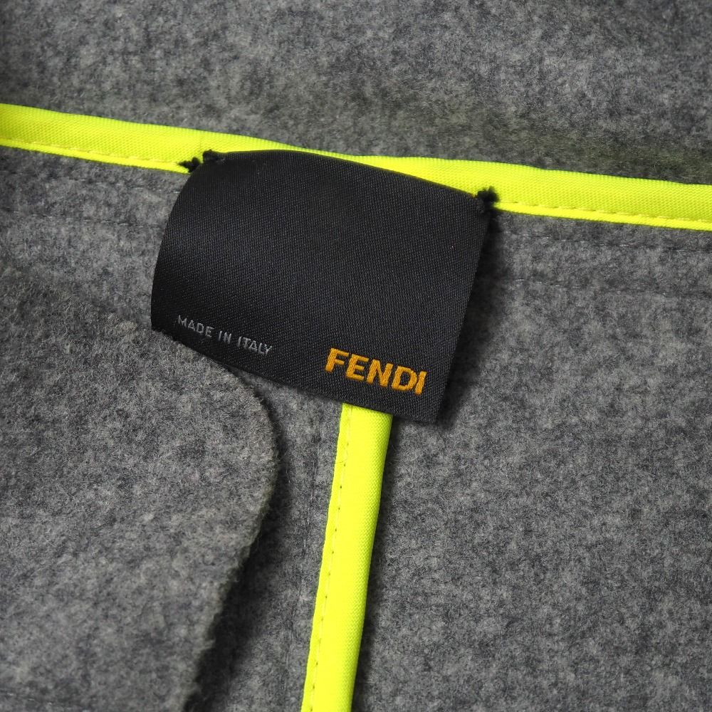 Fendi Coat 38 Stand Collar Fur — view 7