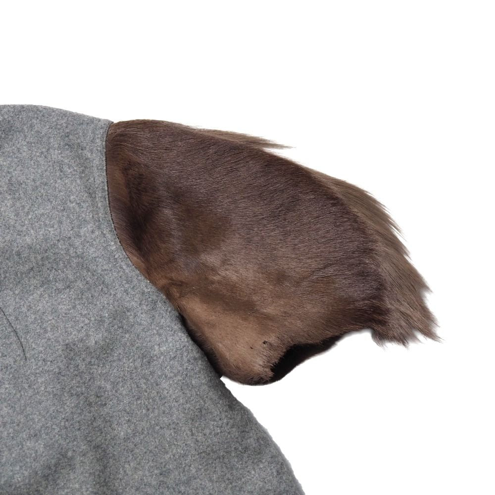 Fendi Coat 38 Stand Collar Fur — view 5