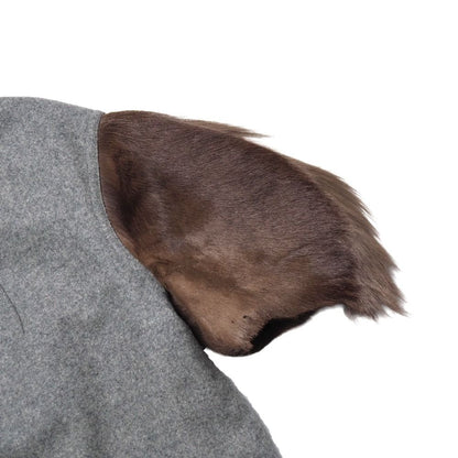 Fendi Coat 38 Stand Collar Fur — view 5