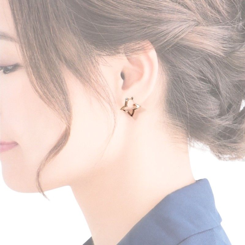 Louis Vuitton Hoop Earrings Ombre Blossom Of Pink — view 8