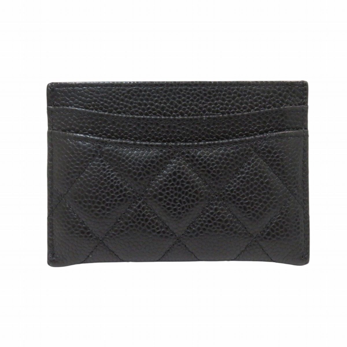 Chanel Card Case Caviar Leather — view 2