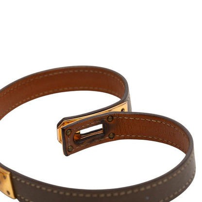Hermes Kelly Double Tour Gray Brown Leather Plated Graybrown — view 7