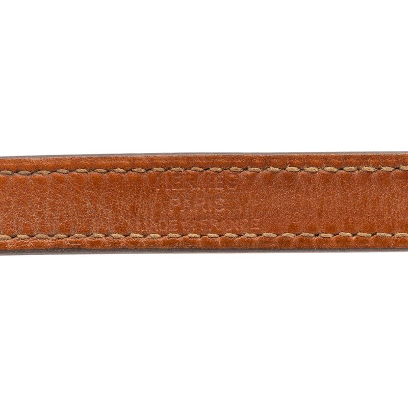 Hermes Kelly Double Tour Gray Brown Leather Plated Graybrown — view 9