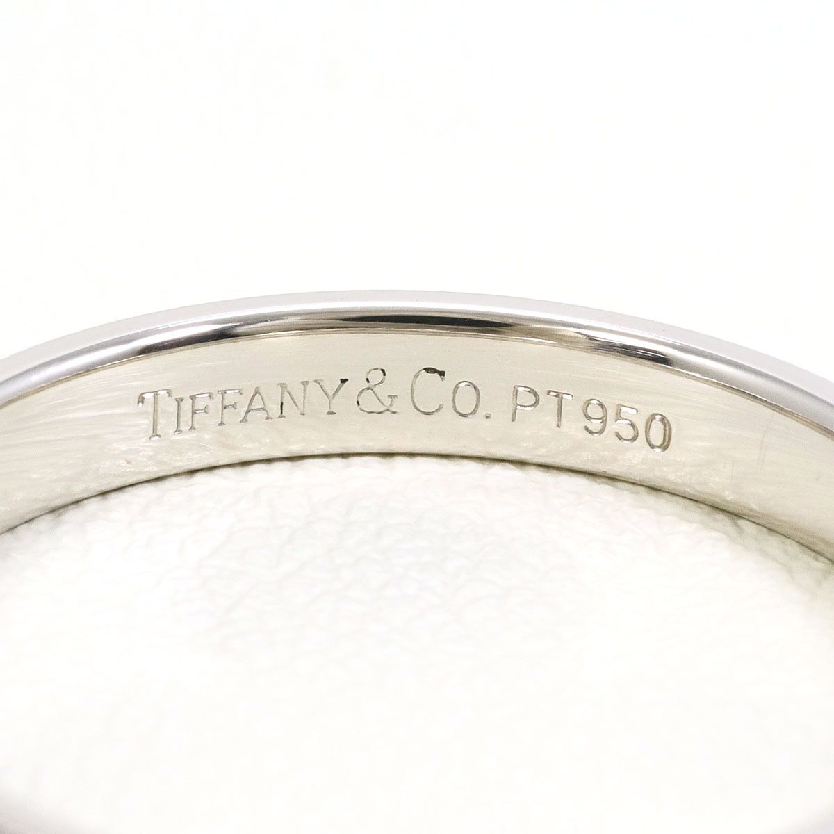 Tiffany & Co. Milgrain Platinum Ring — view 5