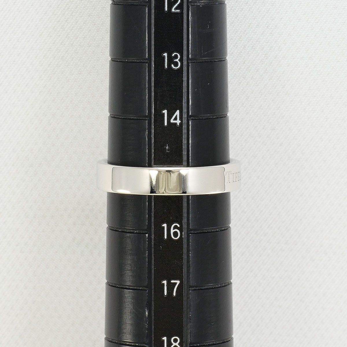 Tiffany & Co. T Cube Band Platinum Ring — view 7