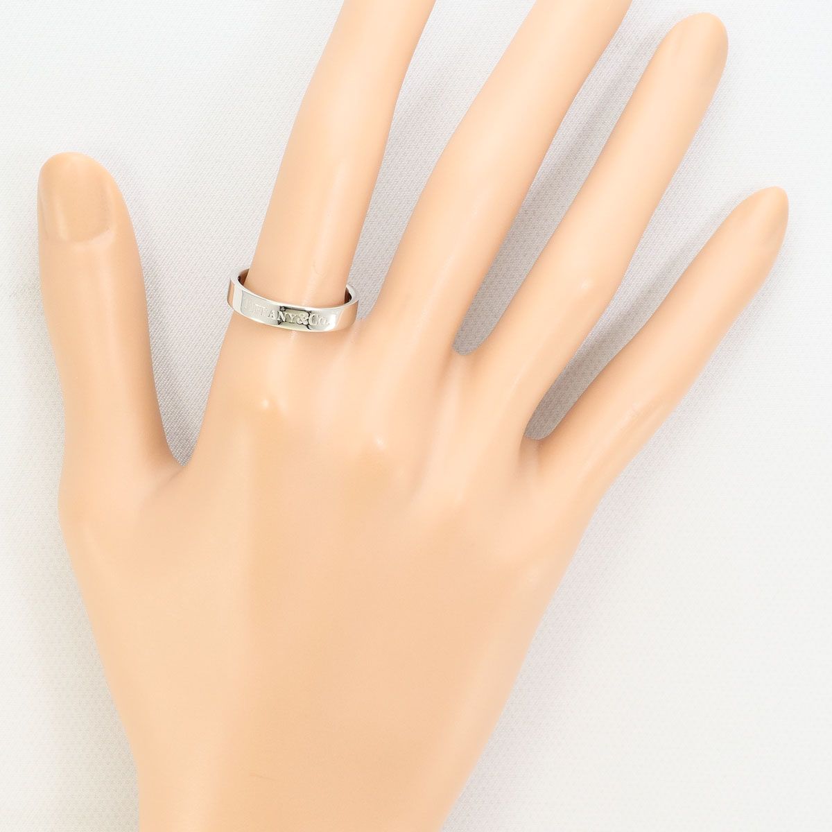 Tiffany & Co. T Cube Band Platinum Ring — view 6