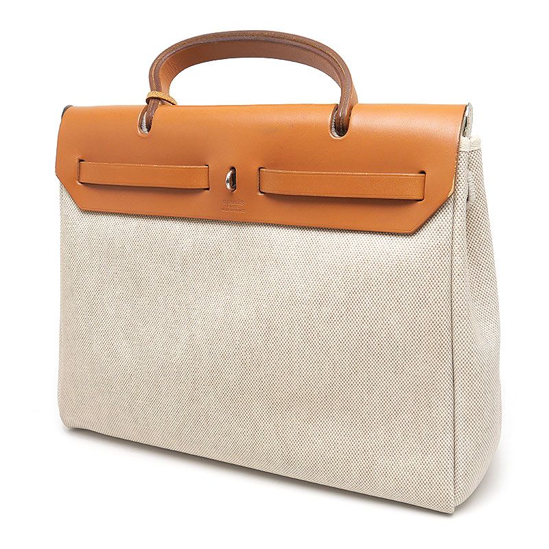 Hermes Herbag PM Beige Brown Replacement Bag — view 2