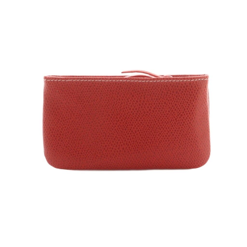 Loewe Coin Case Leather Anagram Red — view 2
