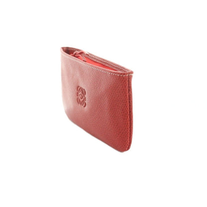 Loewe Coin Case Leather Anagram Red — view 3