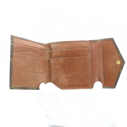 Louis Vuitton Porte Monnaie Cult Cles Trifold Wallet Leather Monogram — view 5